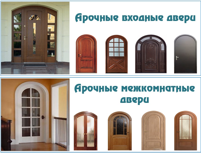 Арочные двери входные и межкомнатные 