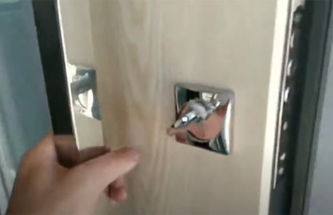 Серебреная дверная ручка скоба Серебреная дверная ручка скоба