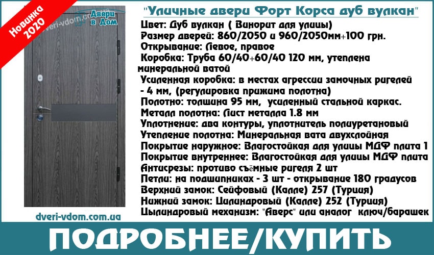 Фото дверей Форт Корса