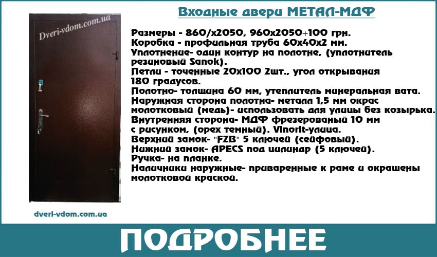 Металлические двери метал МДФ Металлические двери метал МДФ